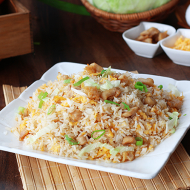 Diced Chicken w Salted Fish Fried Rice